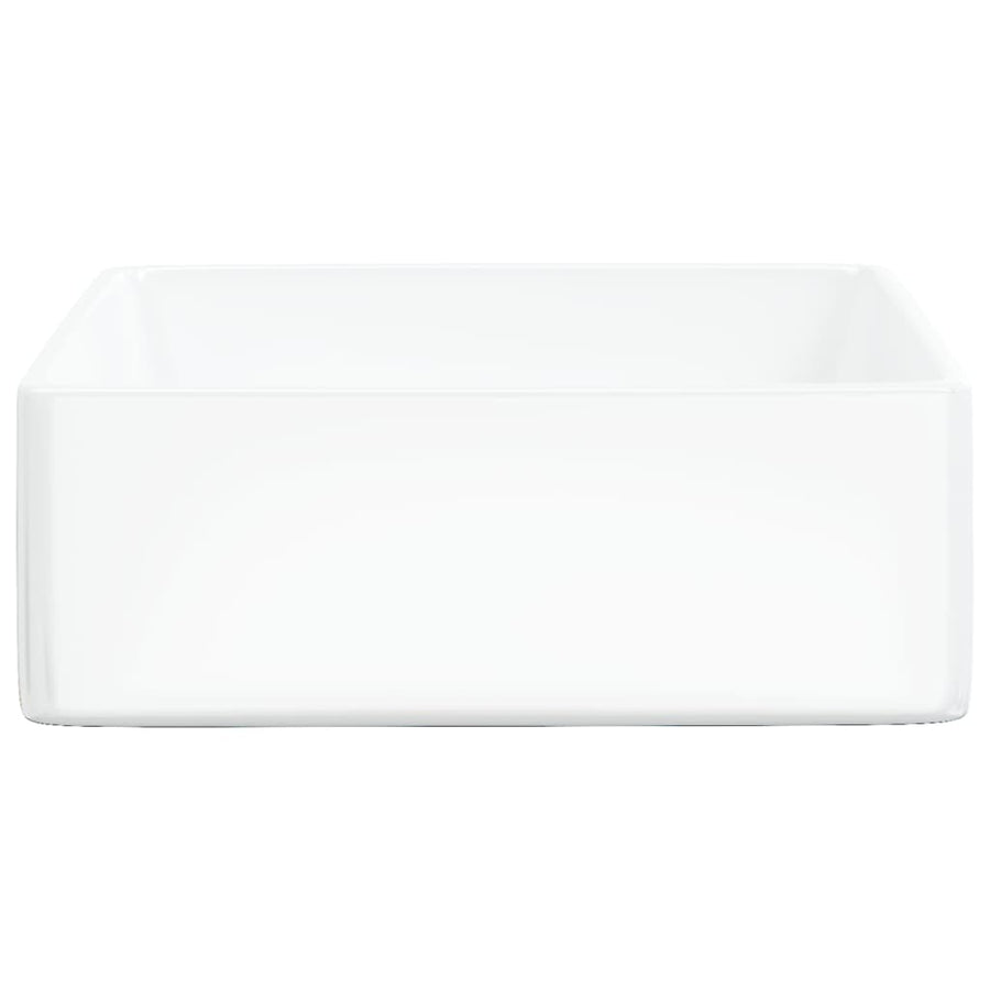 Wasbak 37X37X13 Cm Vierkant Keramiek Wit