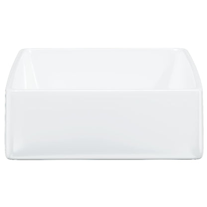 Wasbak 37X37X13 Cm Vierkant Keramiek Wit
