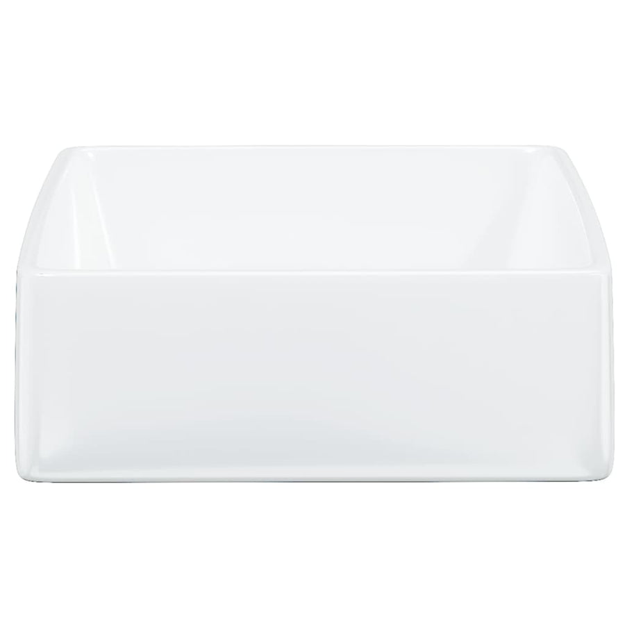 Wasbak 37X37X13 Cm Vierkant Keramiek Wit