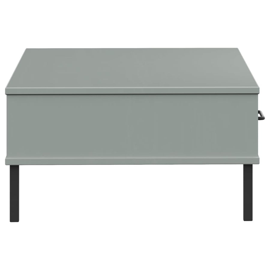 Salontafel Met Metalen Poten Oslo Massief Grenenhout Grijs