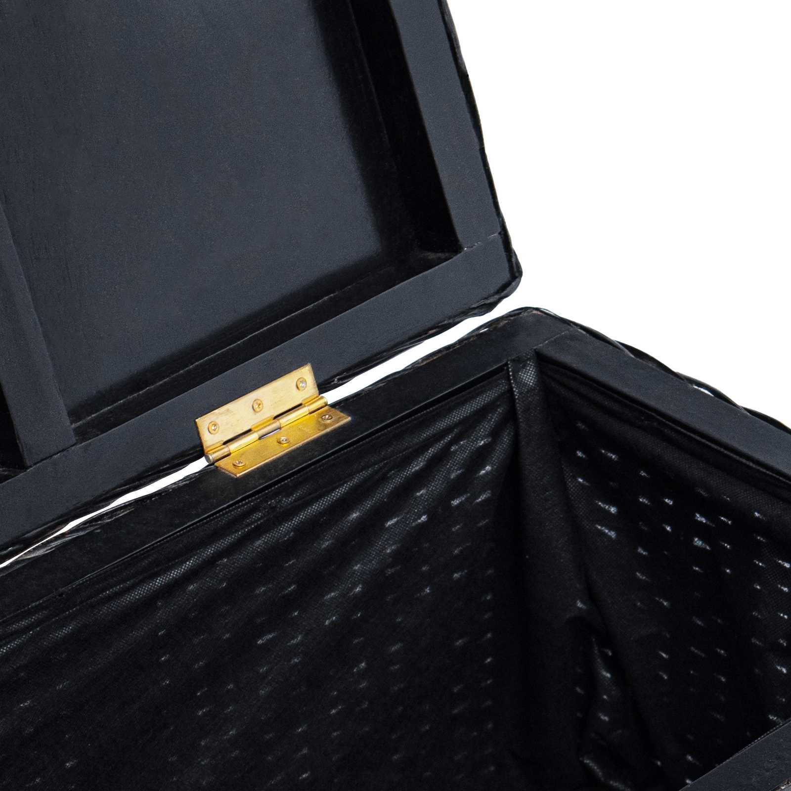 Opbergbox met opslag Zwart 110 x 35 x 45 cm