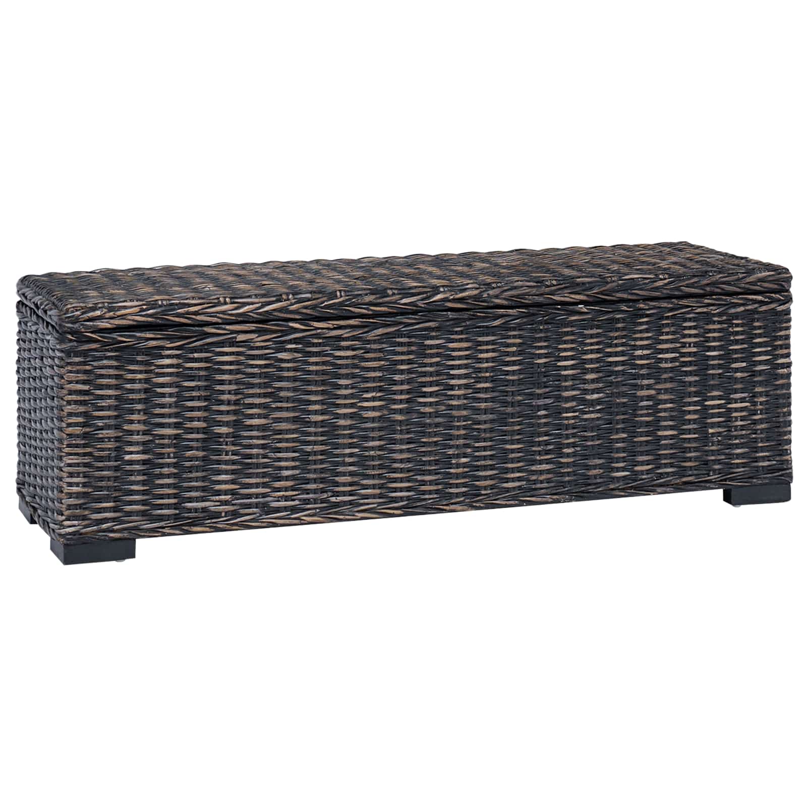 Opbergbox met opslag Zwart 110 x 35 x 45 cm