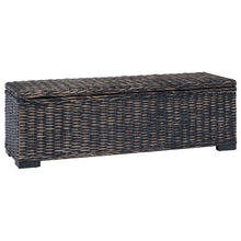 Opbergbox met opslag Zwart 110 x 35 x 45 cm