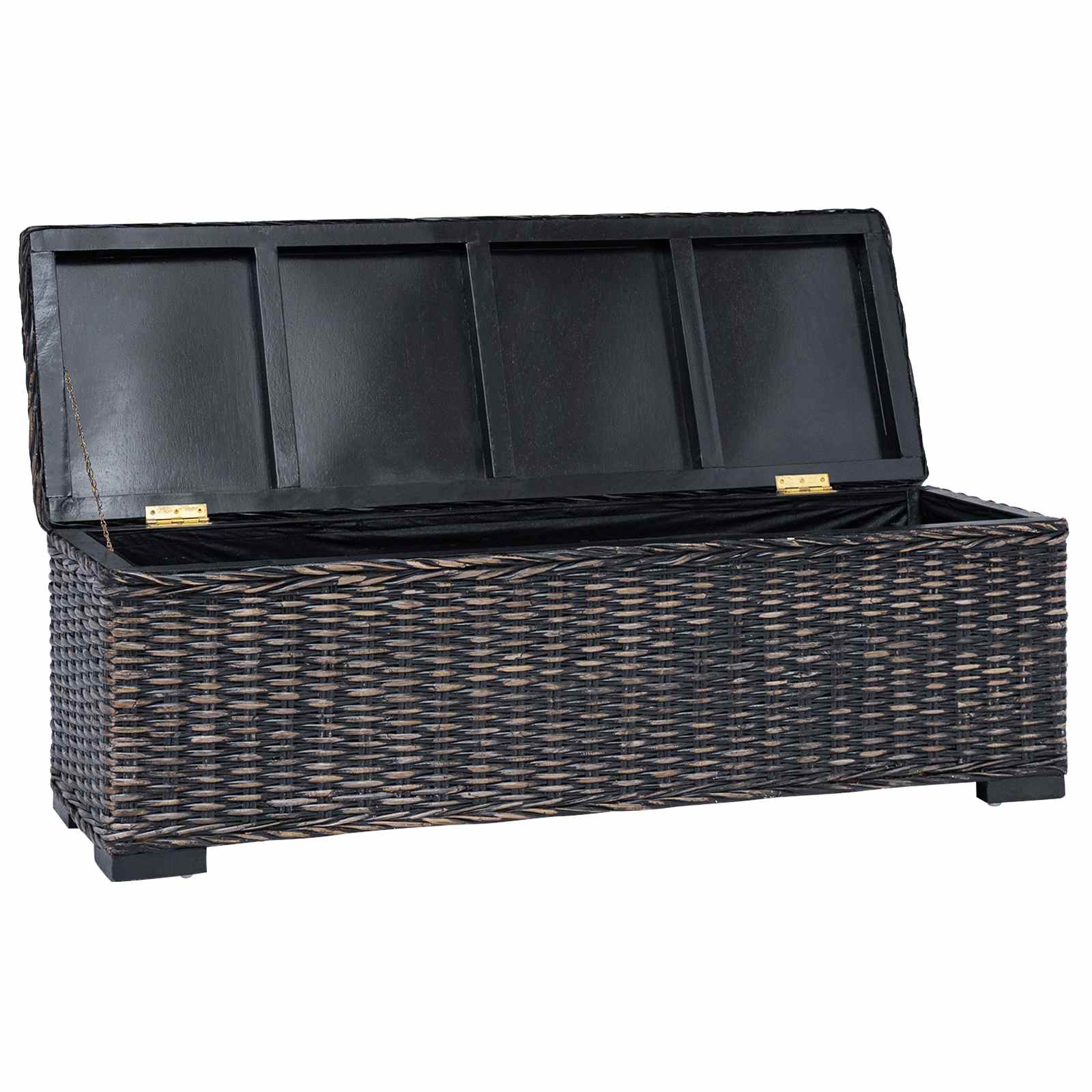 Opbergbox met opslag Zwart 110 x 35 x 45 cm