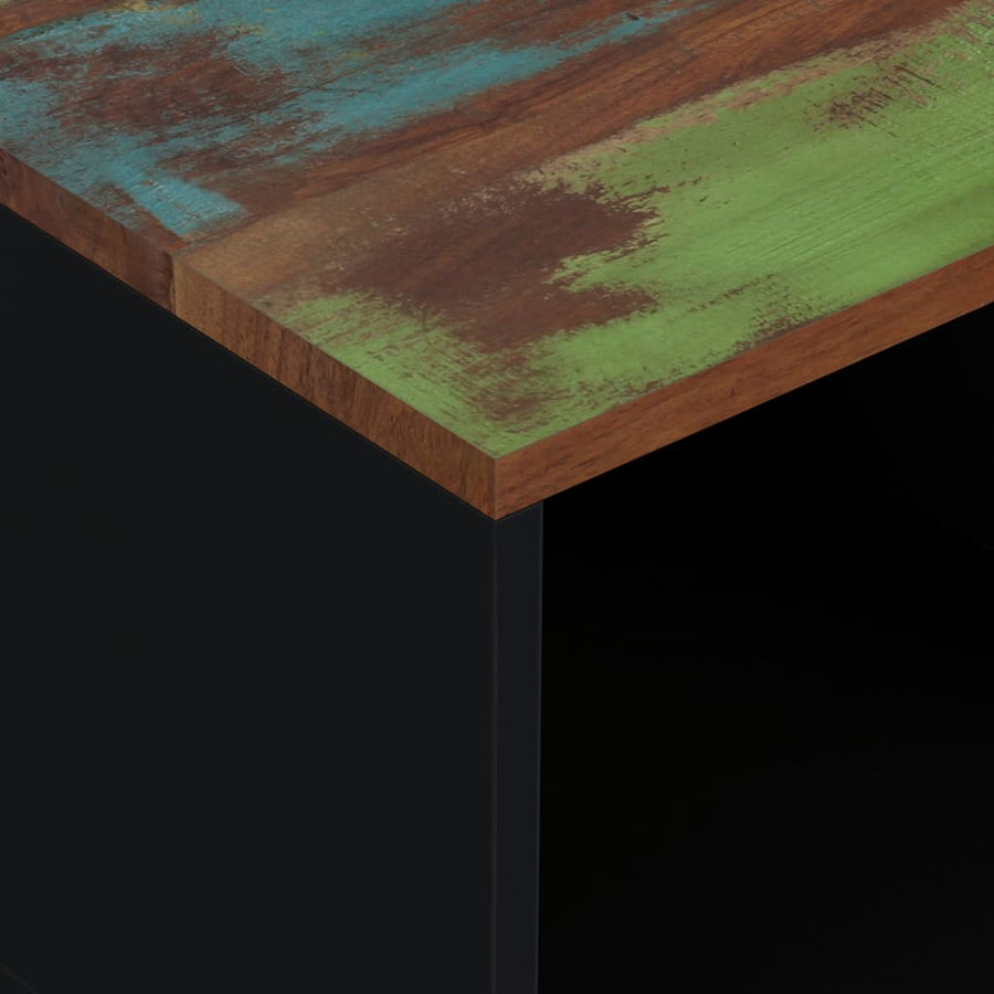 Salontafel 80X50X40 Cm Massief Gerecycled Hout En Bewerkt Hout Multikleur