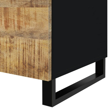 Salontafel 80X50X40 Cm Massief Mangohout En Bewerkt Hout Lichthout