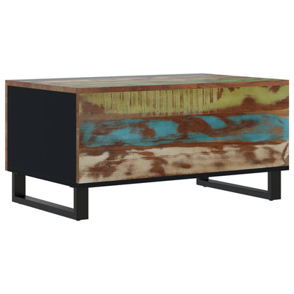 Salontafel 80X50X40 Cm Massief Gerecycled Hout En Bewerkt Hout