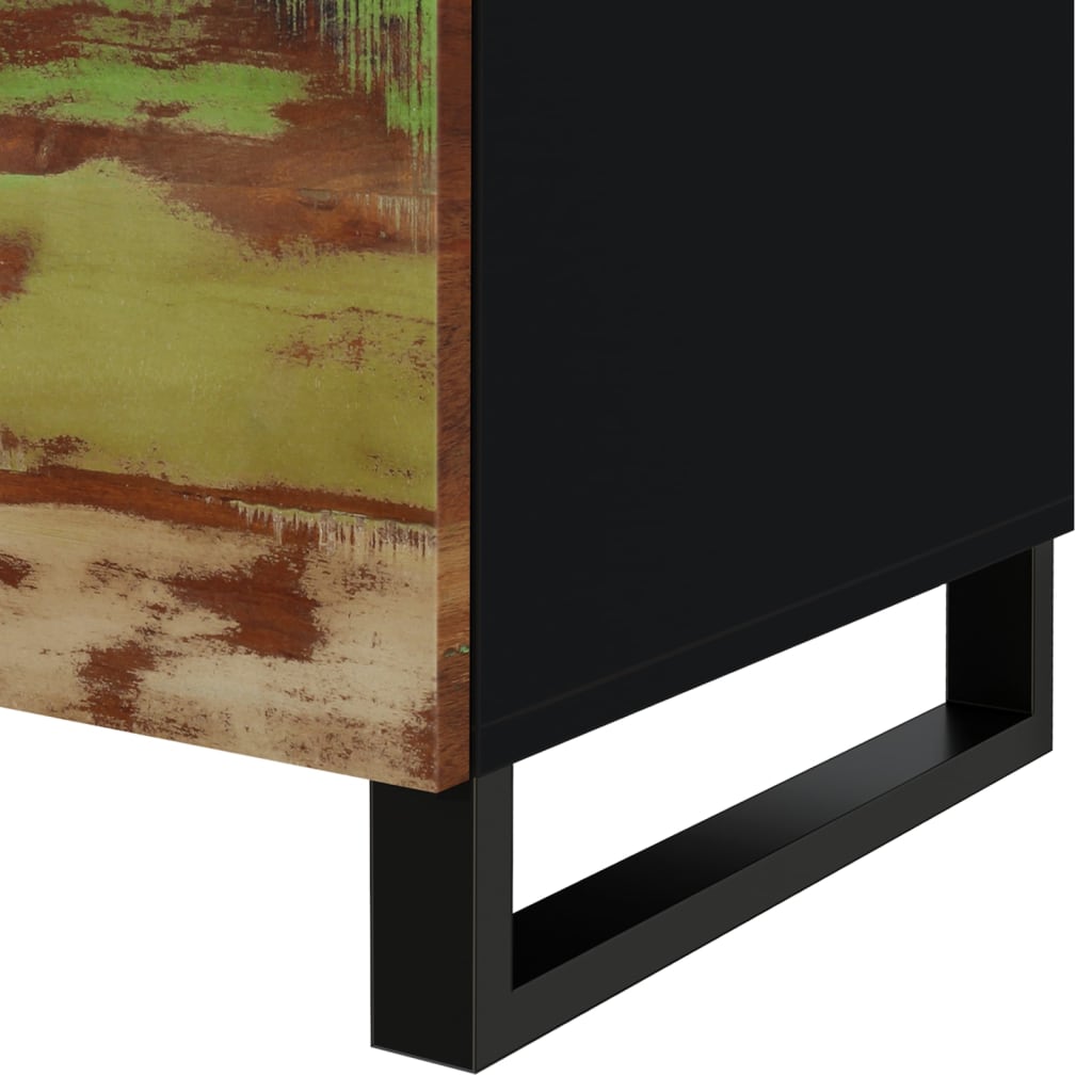 Salontafel 80X50X40 Cm Massief Gerecycled Hout En Bewerkt Hout