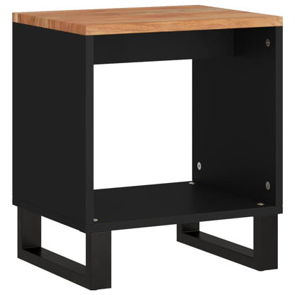 Salontafel 40X3X46 Cm Massief Acaciahout En Bewerkt Hout Bruin