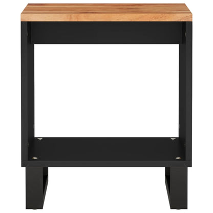 Salontafel 40X3X46 Cm Massief Acaciahout En Bewerkt Hout Bruin