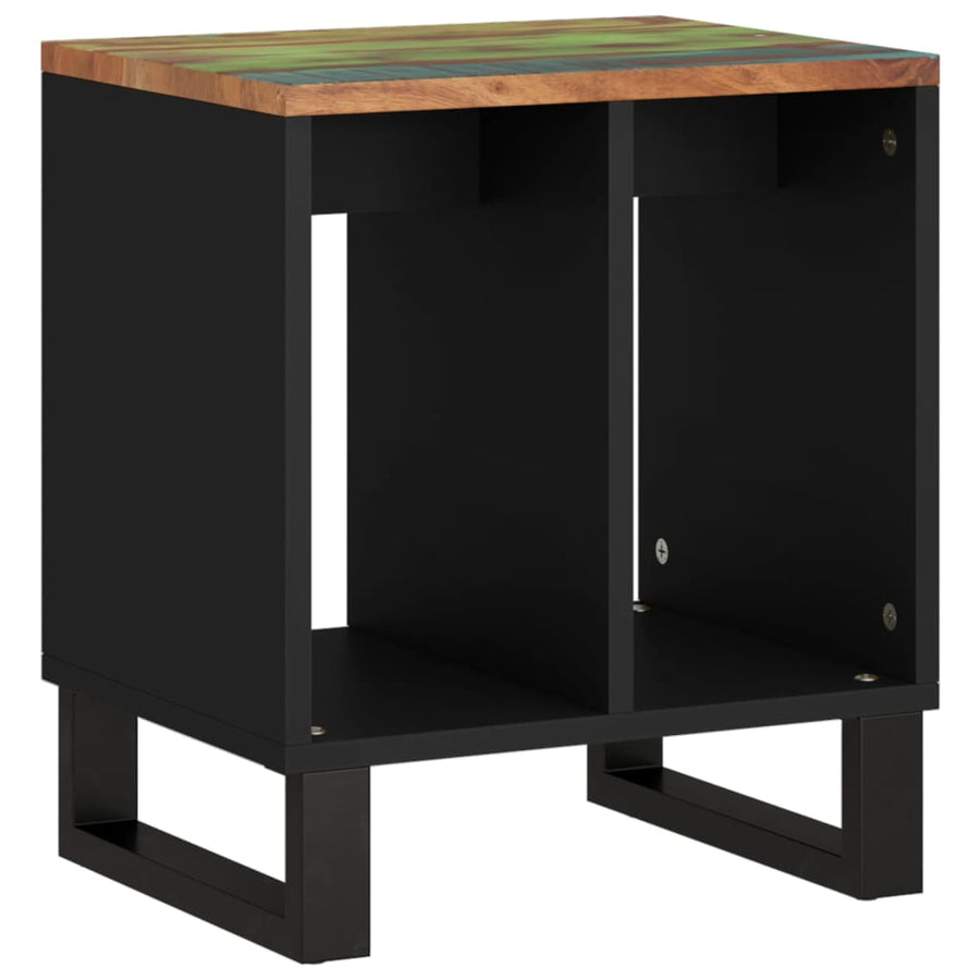 Bijzettafel 40X31X46 Cm Massief Gerecycled Hout En Bewerkt Hout Multikleur