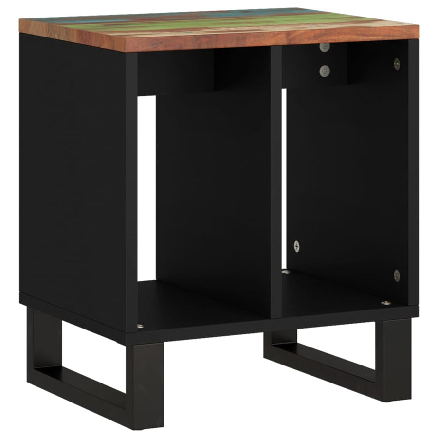 Bijzettafel 40X31X46 Cm Massief Gerecycled Hout En Bewerkt Hout Multikleur