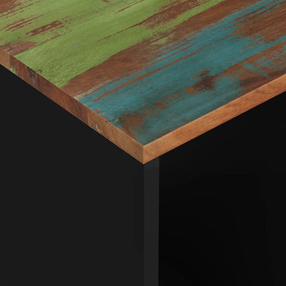 Bijzettafel 40X31X46 Cm Massief Gerecycled Hout En Bewerkt Hout Multikleur