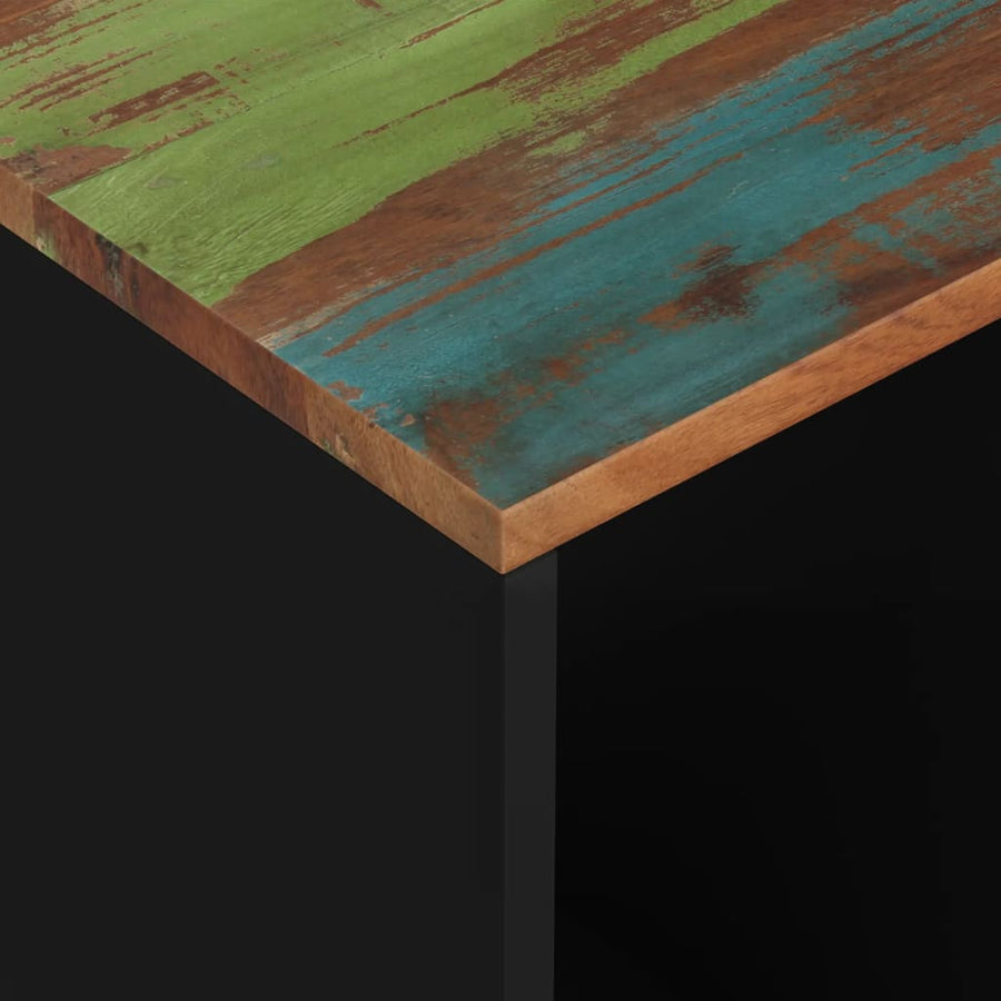 Bijzettafel 40X31X46 Cm Massief Gerecycled Hout En Bewerkt Hout Multikleur