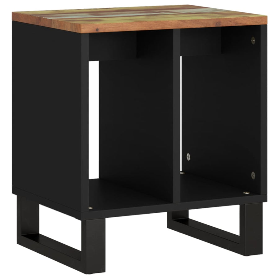 Bijzettafel 40X31X46 Cm Massief Gerecycled Hout En Bewerkt Hout Multikleur