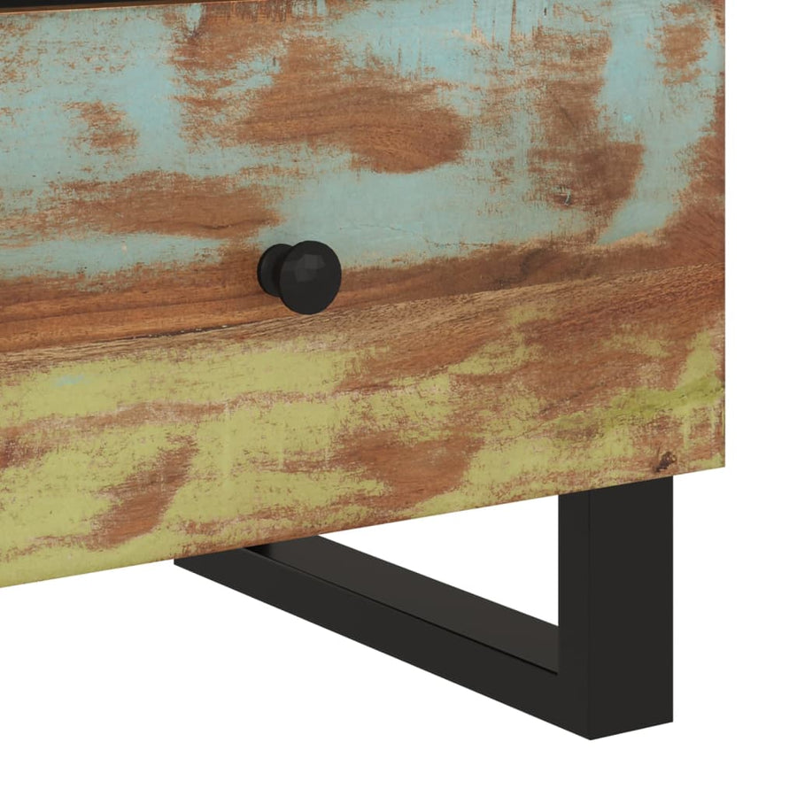 Nachtkastjes 2 St Massief Gerecycled Hout En Bewerkt Hout