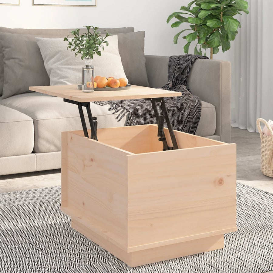 Salontafel 40X50X35 Cm Massief Grenenhout Naturel