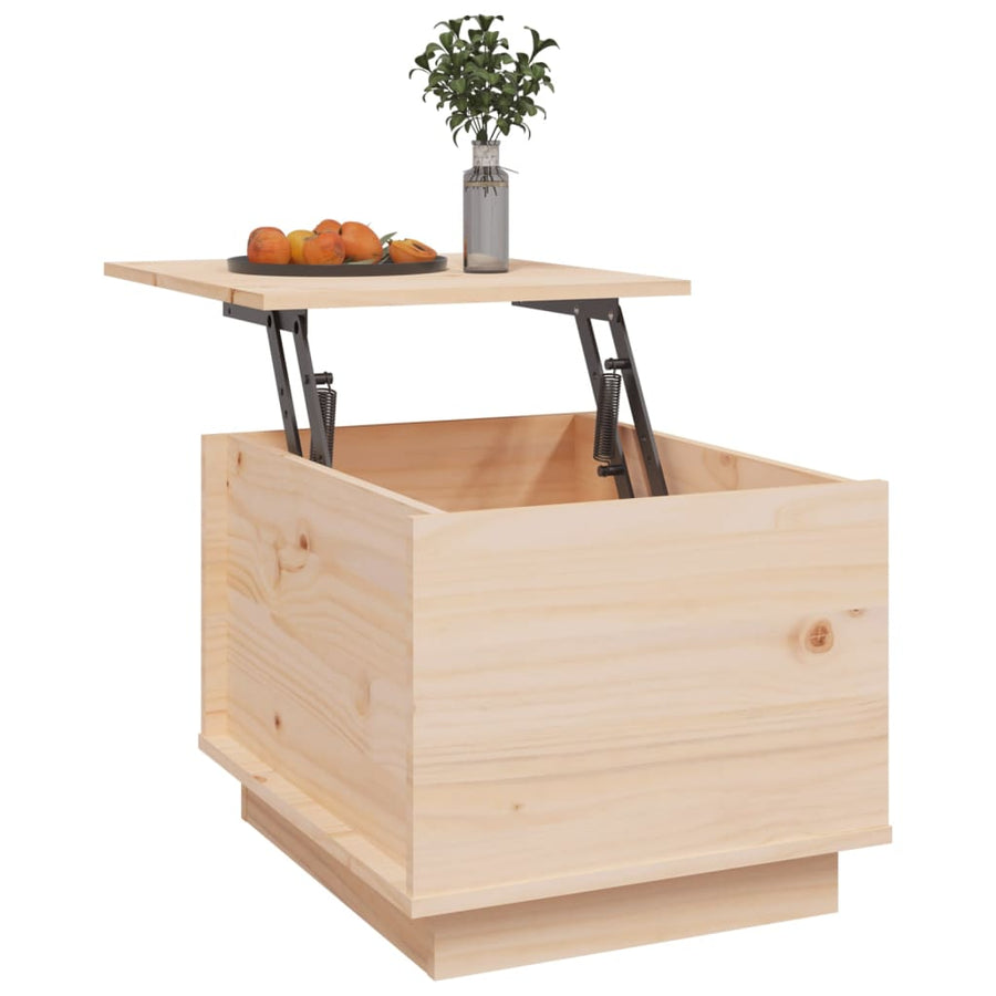 Salontafel 40X50X35 Cm Massief Grenenhout Naturel