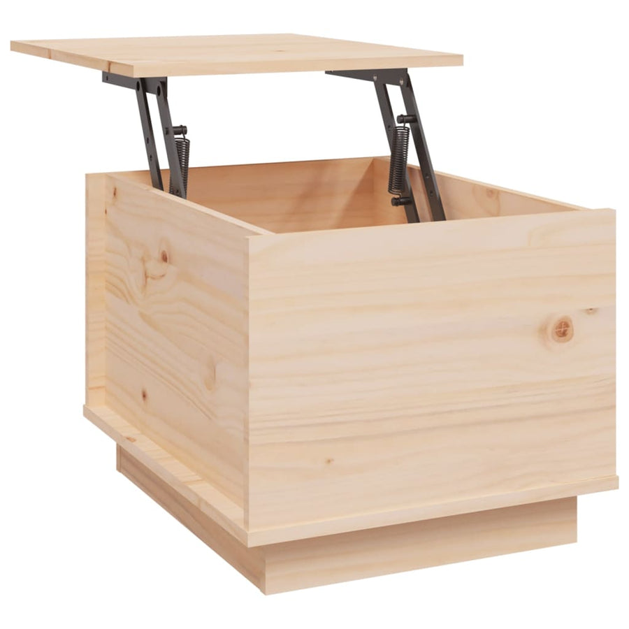 Salontafel 40X50X35 Cm Massief Grenenhout Naturel