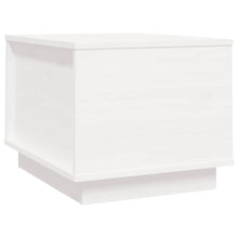 Salontafel 40X50X35 Cm Massief Grenenhout Wit