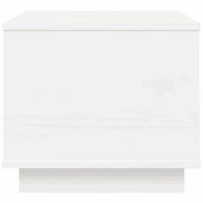 Salontafel 40X50X35 Cm Massief Grenenhout Wit