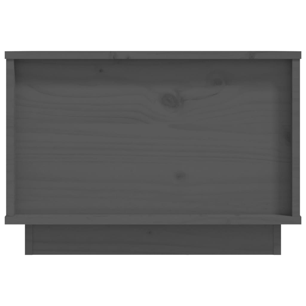Salontafel 40X50X35 Cm Massief Grenenhout Grijs