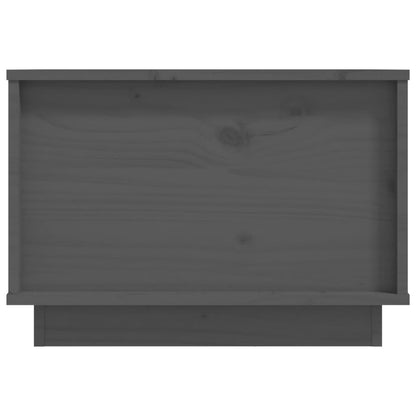 Salontafel 40X50X35 Cm Massief Grenenhout Grijs