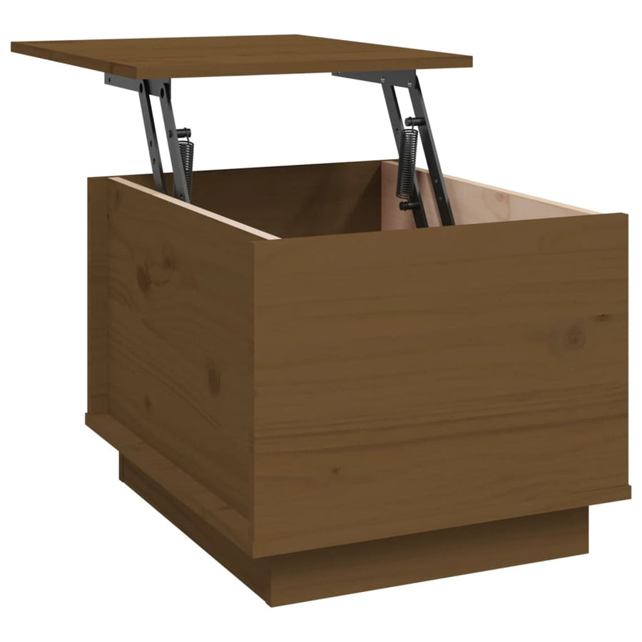 Salontafel 40X50X35 Cm Massief Grenenhout Honingbruin