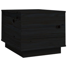 Salontafel 40X50X35 Cm Massief Grenenhout Zwart