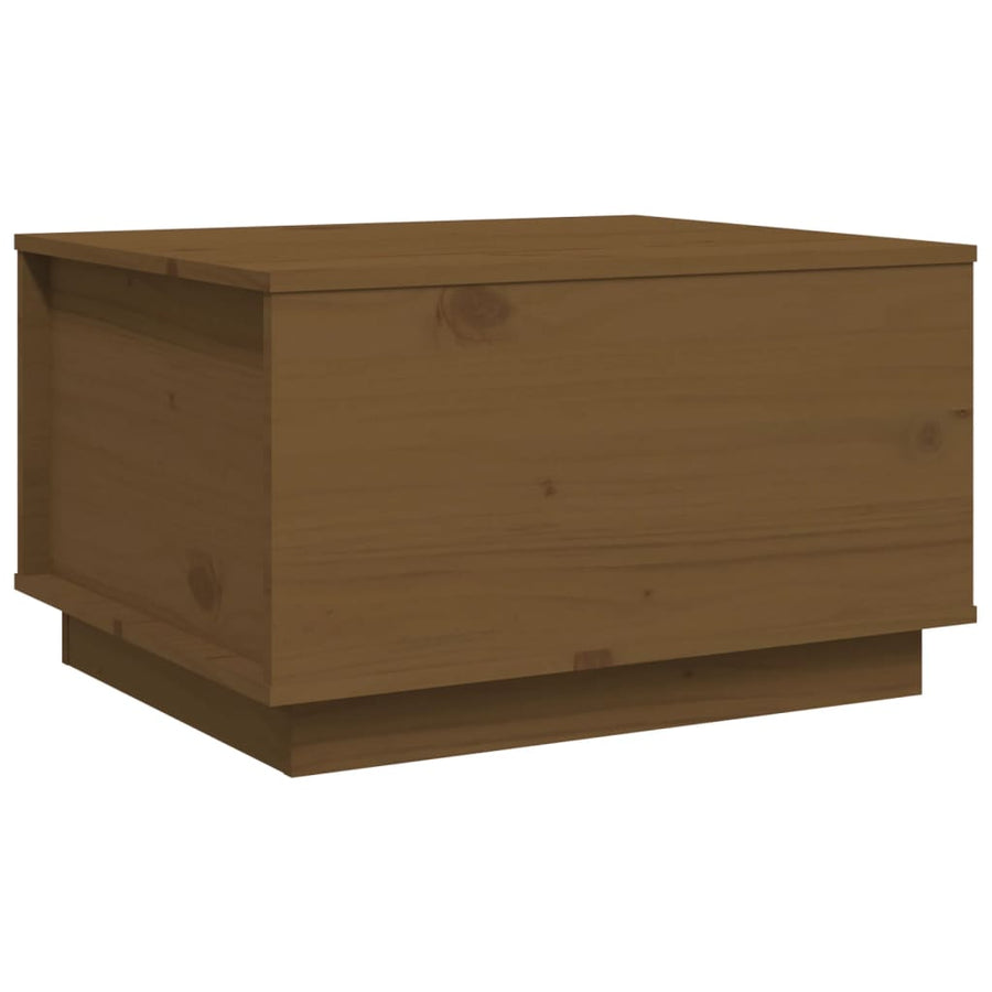 Salontafel 60X50X35 Cm Massief Grenenhout Honingbruin