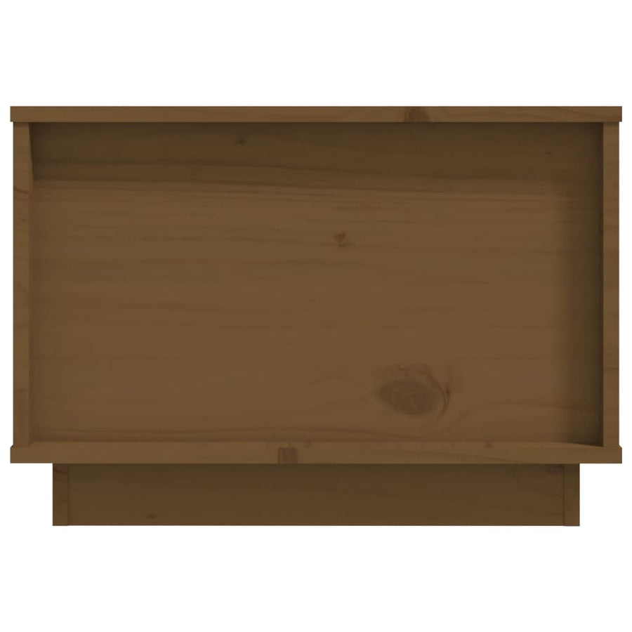Salontafel 60X50X35 Cm Massief Grenenhout Honingbruin