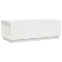 Salontafel 100X50X35 Cm Massief Grenenhout Wit