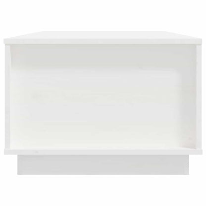 Salontafel 100X50X35 Cm Massief Grenenhout Wit