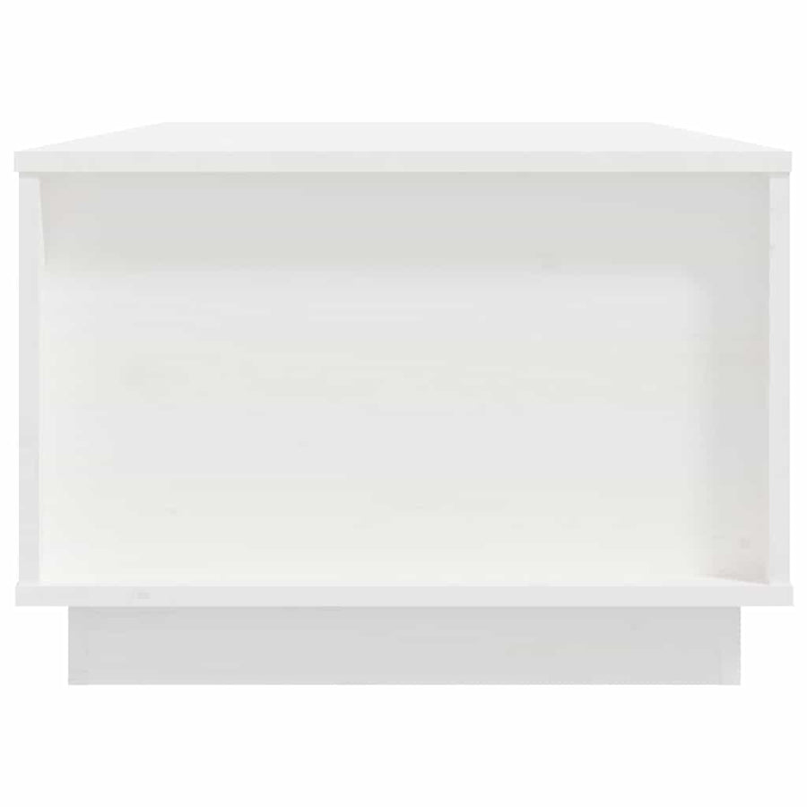 Salontafel 100X50X35 Cm Massief Grenenhout Wit