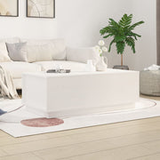 Salontafel 100x50x35 cm massief grenenhout wit