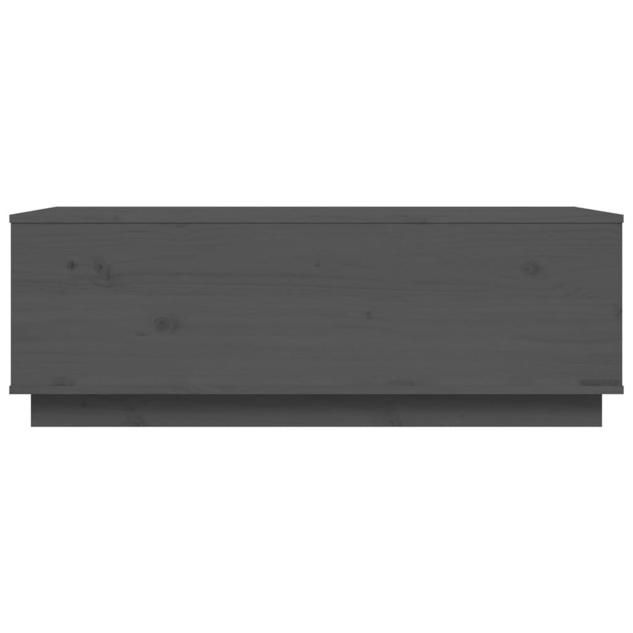 Salontafel 100X50X35 Cm Massief Grenenhout Grijs
