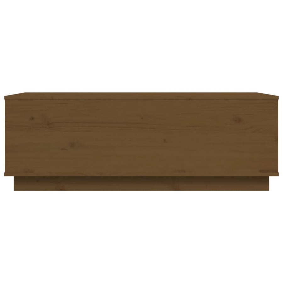 Salontafel 100X50X35 Cm Massief Grenenhout Honingbruin