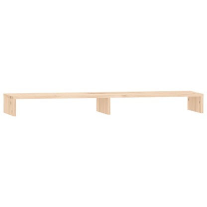 Monitorstandaard 100x27x10 cm massief grenenhout
