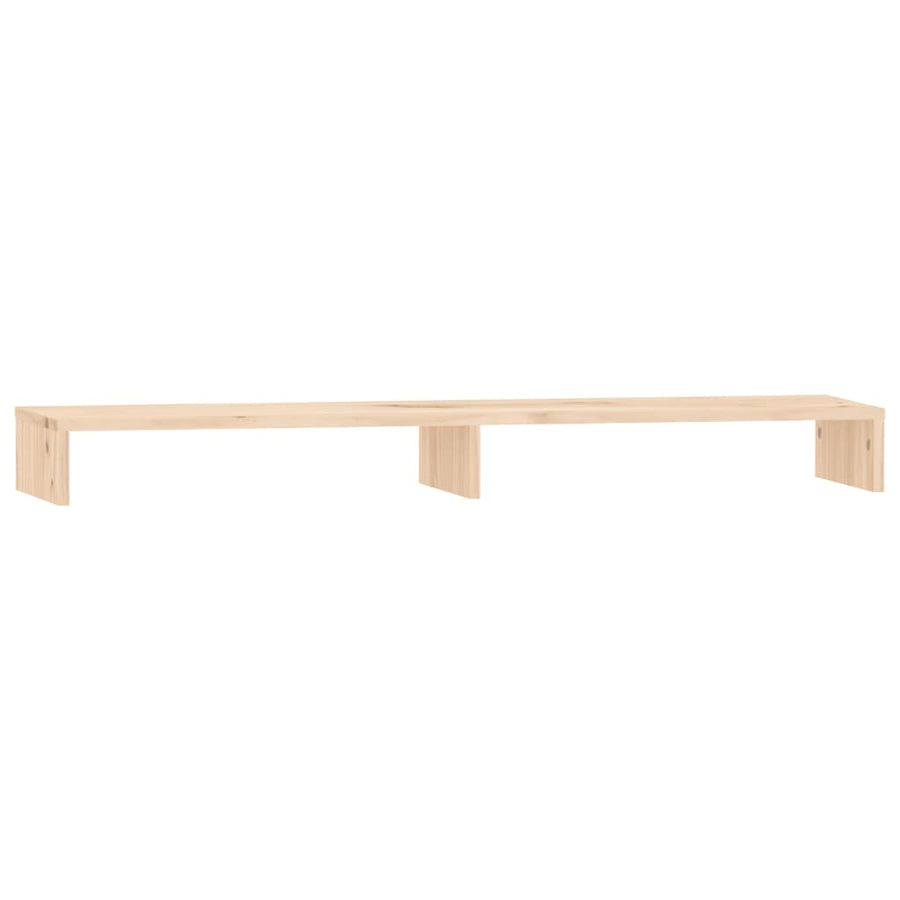 Monitorstandaard 100x27x10 cm massief grenenhout