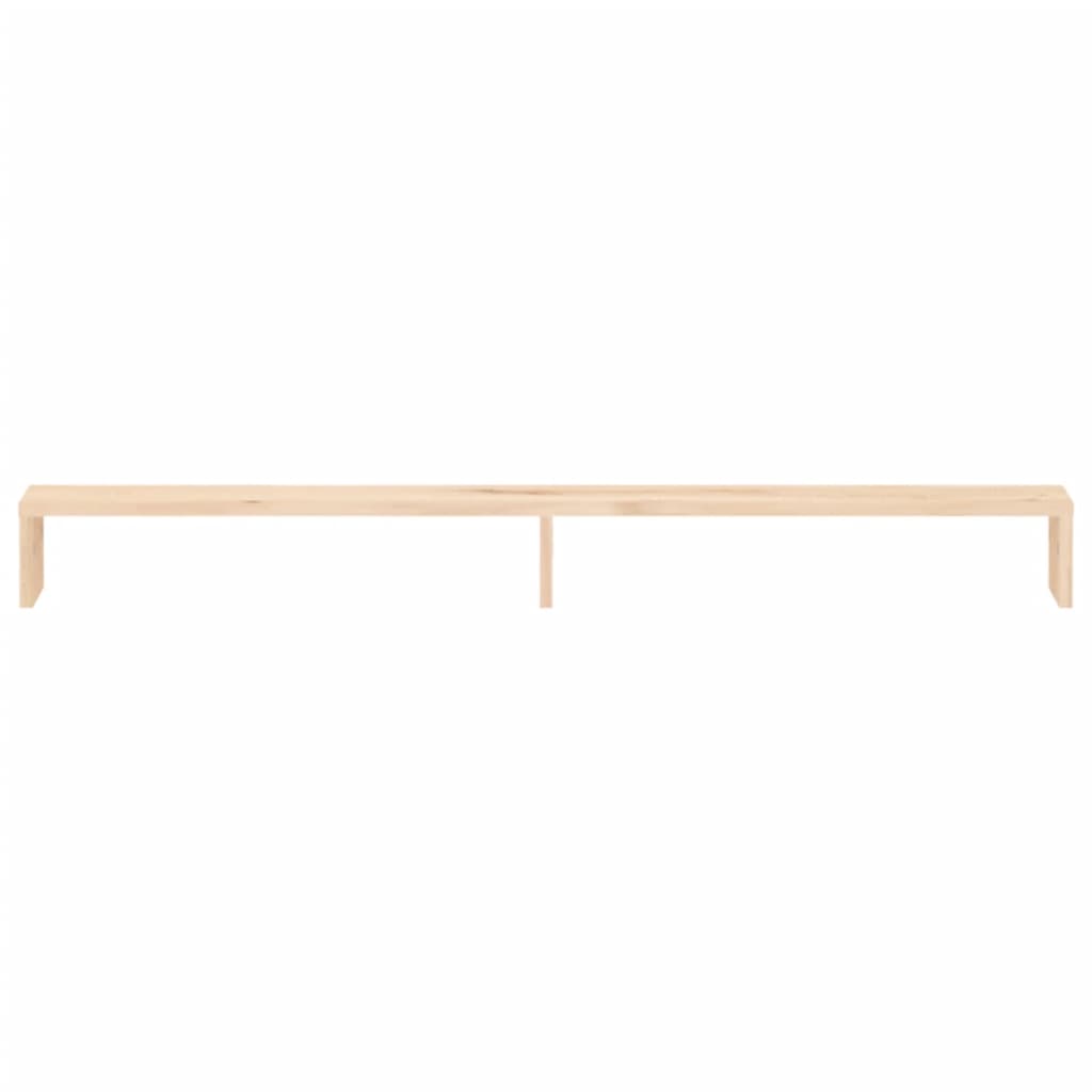 Monitorstandaard 100x27x10 cm massief grenenhout