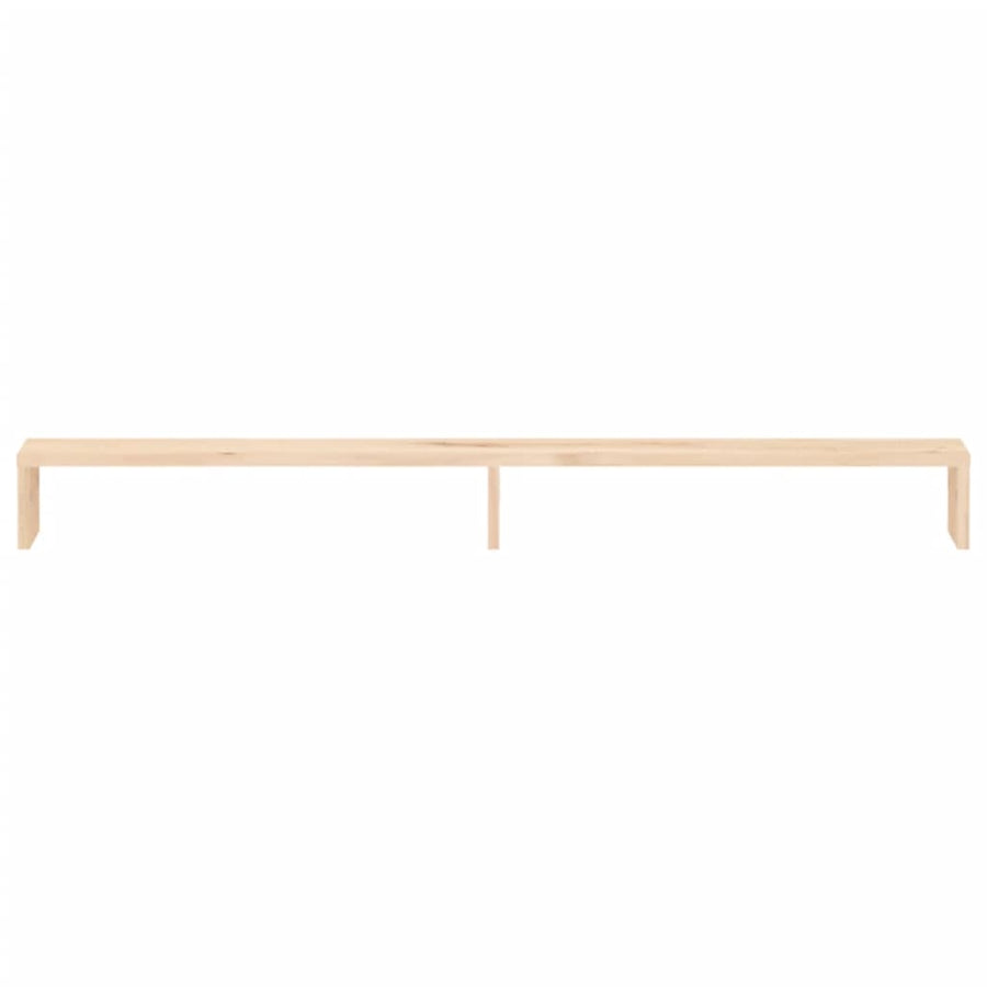 Monitorstandaard 100x27x10 cm massief grenenhout