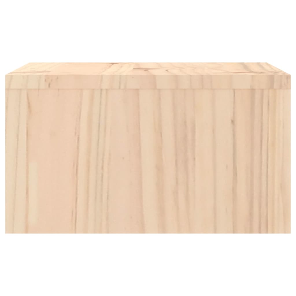 Monitorstandaard 50X27X15 Cm Massief Grenenhout 50 x 27 x 15 cm Naturel