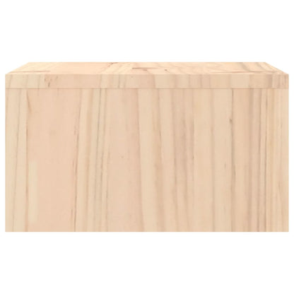 Monitorstandaard 50X27X15 Cm Massief Grenenhout 50 x 27 x 15 cm Naturel