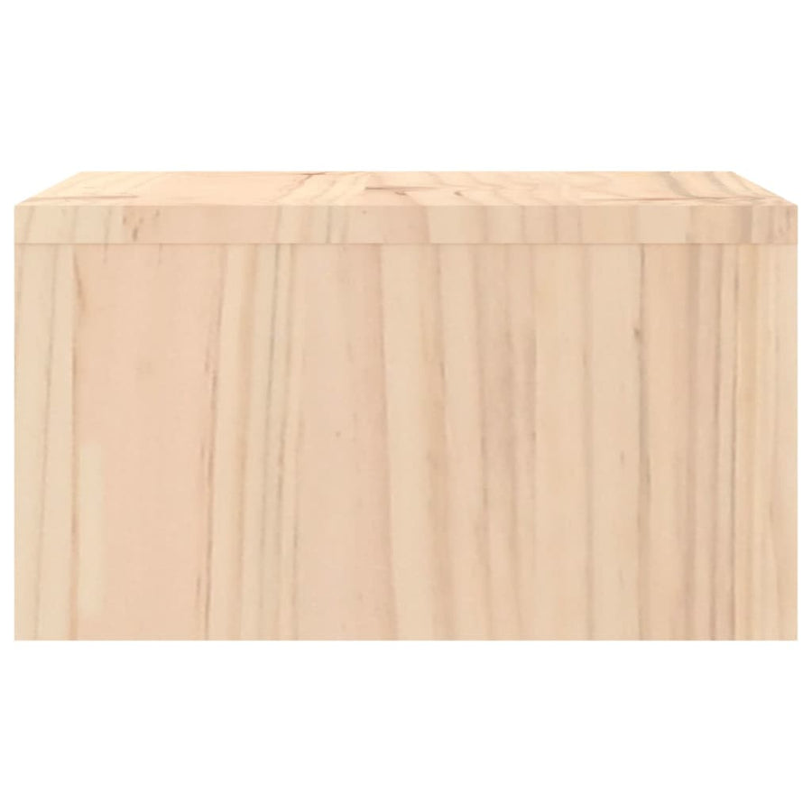 Monitorstandaard 50X27X15 Cm Massief Grenenhout 50 x 27 x 15 cm Naturel