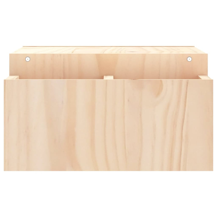 Monitorstandaard 70x27,5x15 cm massief grenenhout 70 x 27.5 x 15 cm Naturel