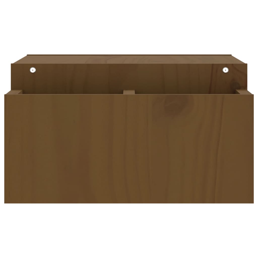 Monitorstandaard 70x27,5x15 cm massief grenenhout honingbruin 70 x 27.5 x 15 cm Honingbruin