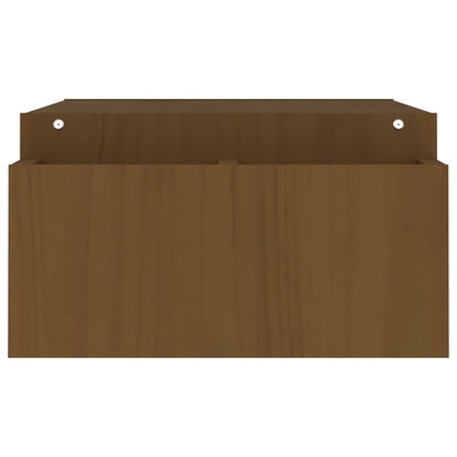 Monitorstandaard 100x27,5x15 cm massief grenenhout honingbruin 100 x 27.5 x 15 cm Honingbruin