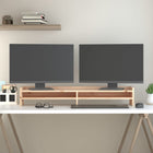Monitorstandaard 100x24x16 cm massief grenenhout