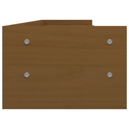 Monitorstandaard 100x24x16 cm massief grenenhout honingbruin 103 x 24 x 16 cm Honingbruin