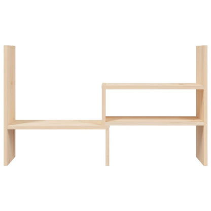 Monitorstandaard (39-72)X17X43 Cm Massief Grenenhout Naturel